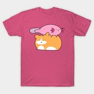 Axolotl and Hamster T-Shirt